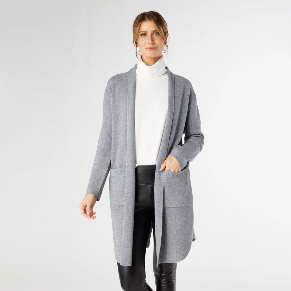 Heavenly-Luxe Long Cardigan w/ Lattice Back | thissimplevideo