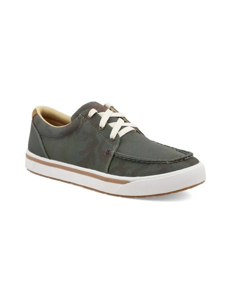 Twisted X Mens Green Camo Kicks Casual Shoes | thissimplevideo