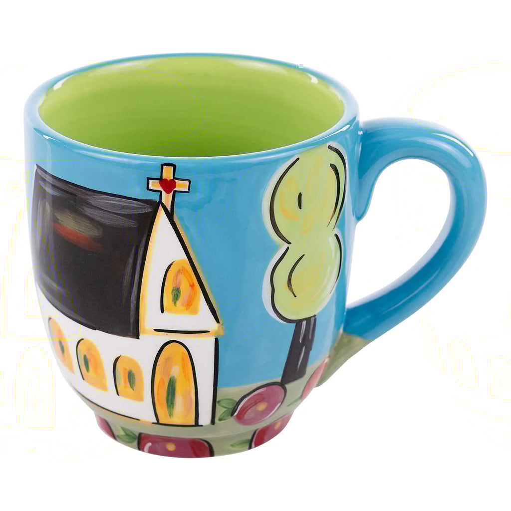 Turquoise Church Mug | thissimplevideo