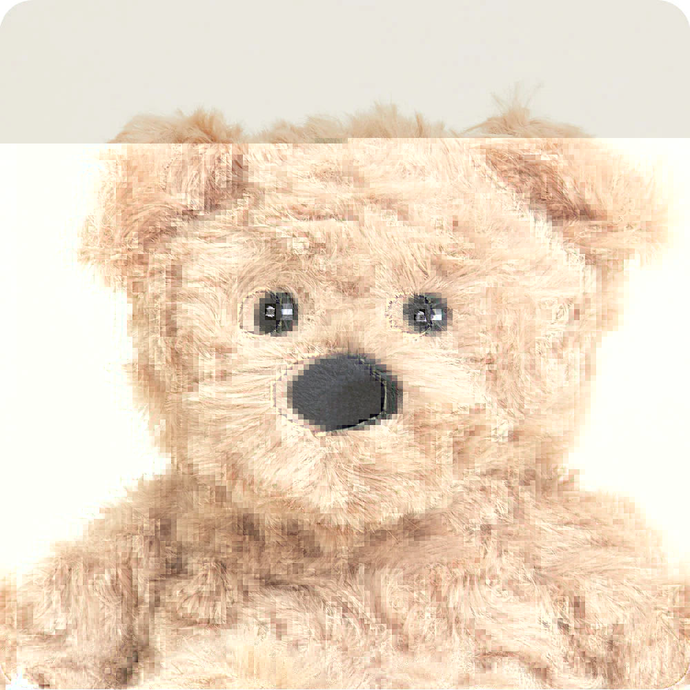 Brown Curly Bear Warmies Junior | thissimplevideo