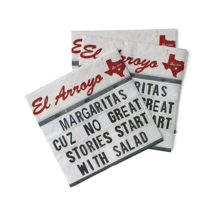 El Arroyo Salad Stories Napkins | thissimplevideo