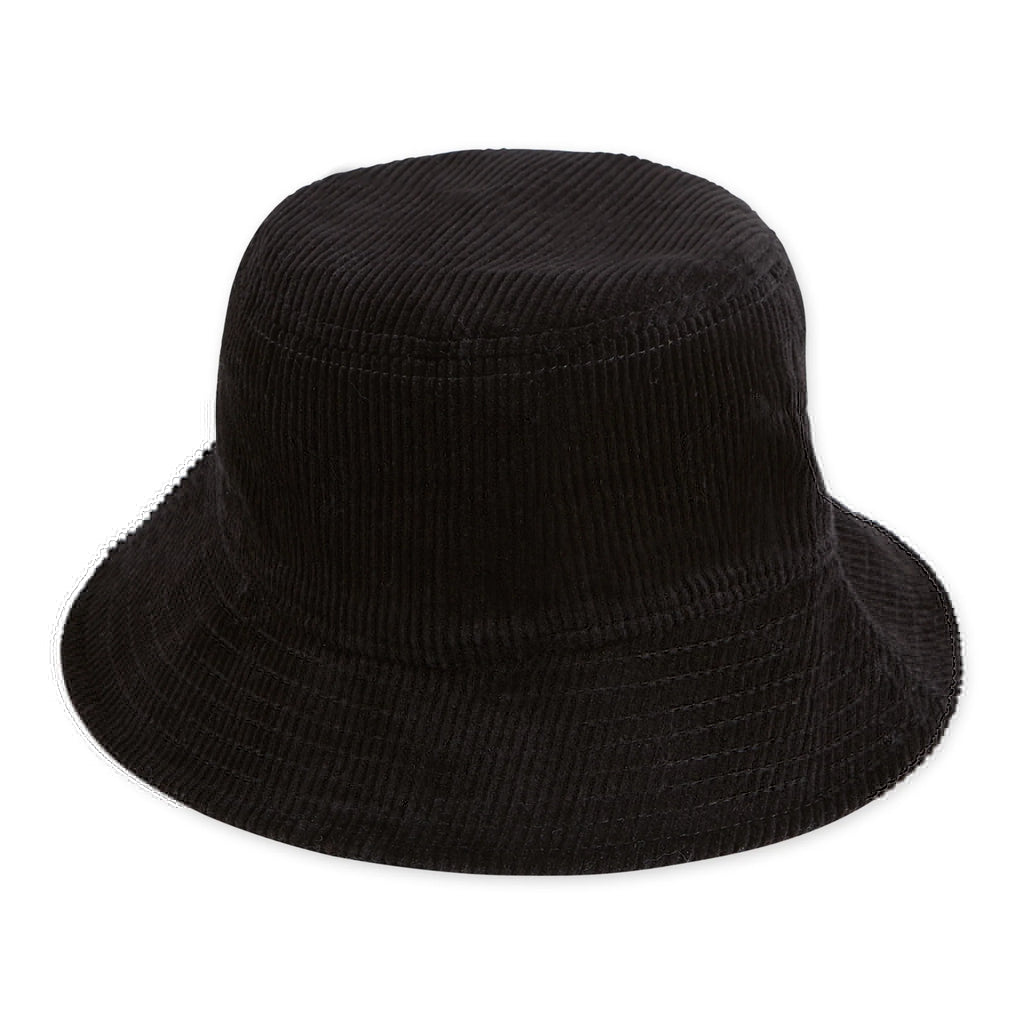 Corduroy Bucket Hat - Black | thissimplevideo