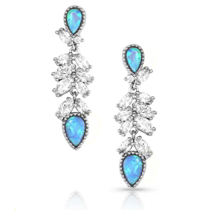 Mystic Falls Opal Crystal Earrings ER5362 | thissimplevideo