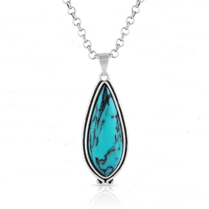 Oasis Waters Oval Turquoise Necklace NC5506 | thissimplevideo