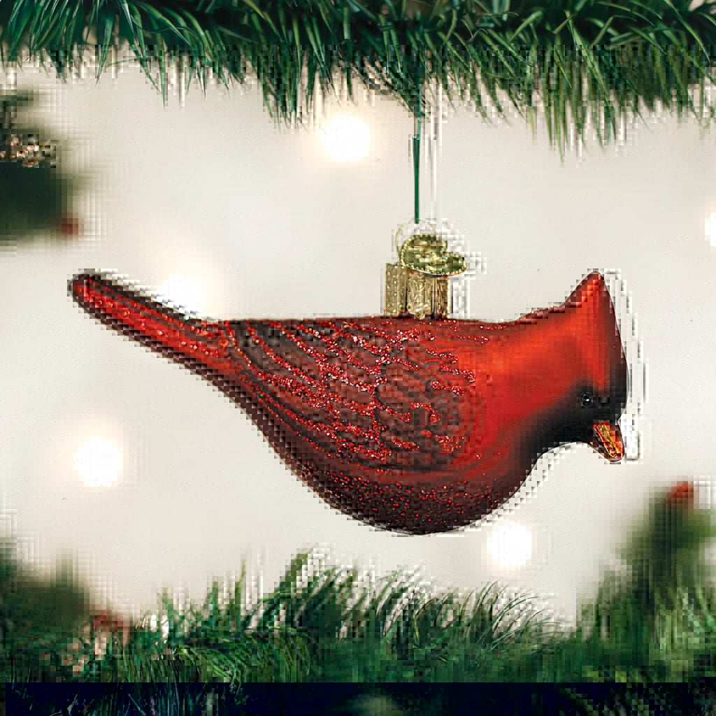 Old World Christmas Northern Cardinal | thissimplevideo