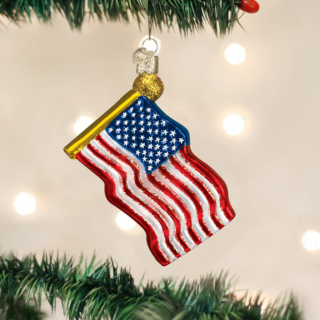 Old World Christmas Star Spangled Banner | thissimplevideo