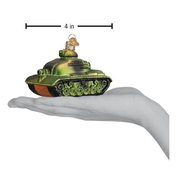 Old World Christmas Military Tank Ornament | thissimplevideo