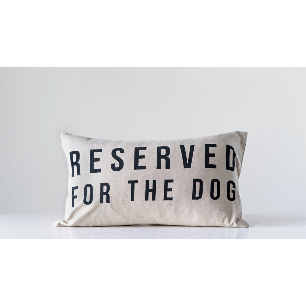 Reserved For The Dog Pillow | thissimplevideo