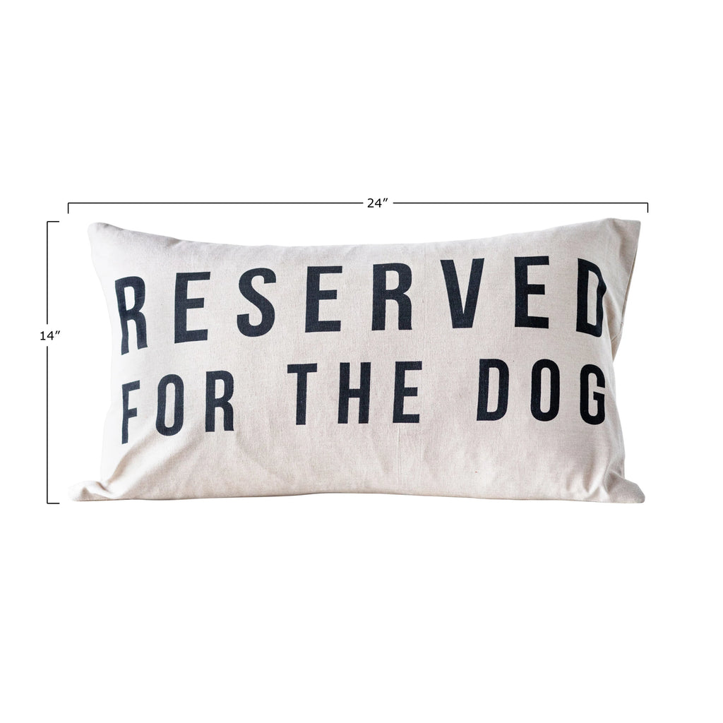 Reserved For The Dog Pillow | thissimplevideo